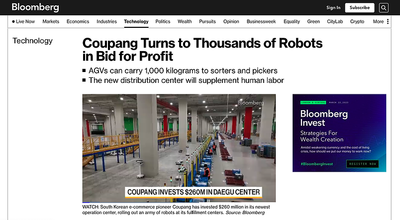 Bloomberg coverage