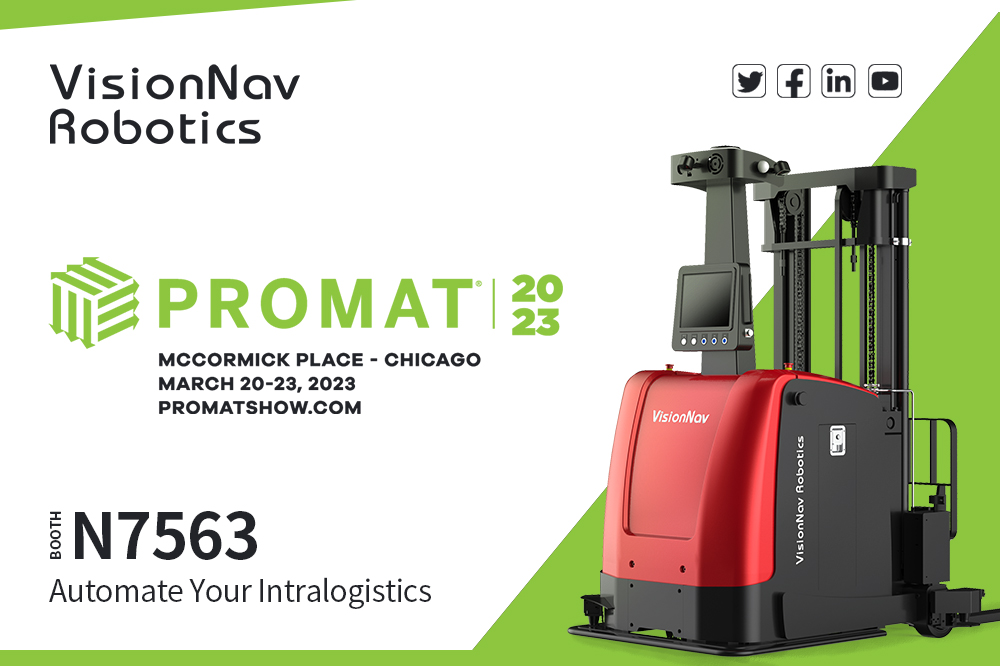 VisonNav Robotics to Showcase its Automated Logistics Solutions at Promat2023