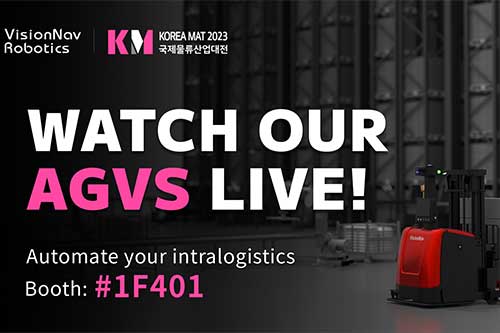 VisionNav Robotic’s Full-stack Logistics Solution to Exhibit at KoreaMAT2023!