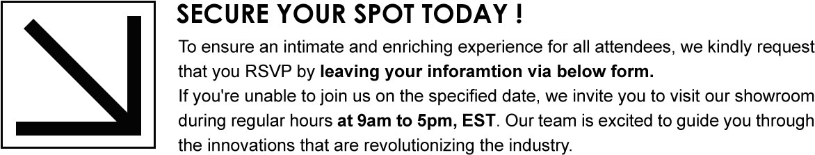 Reserve Your Demo Live! VisionNav US Show room