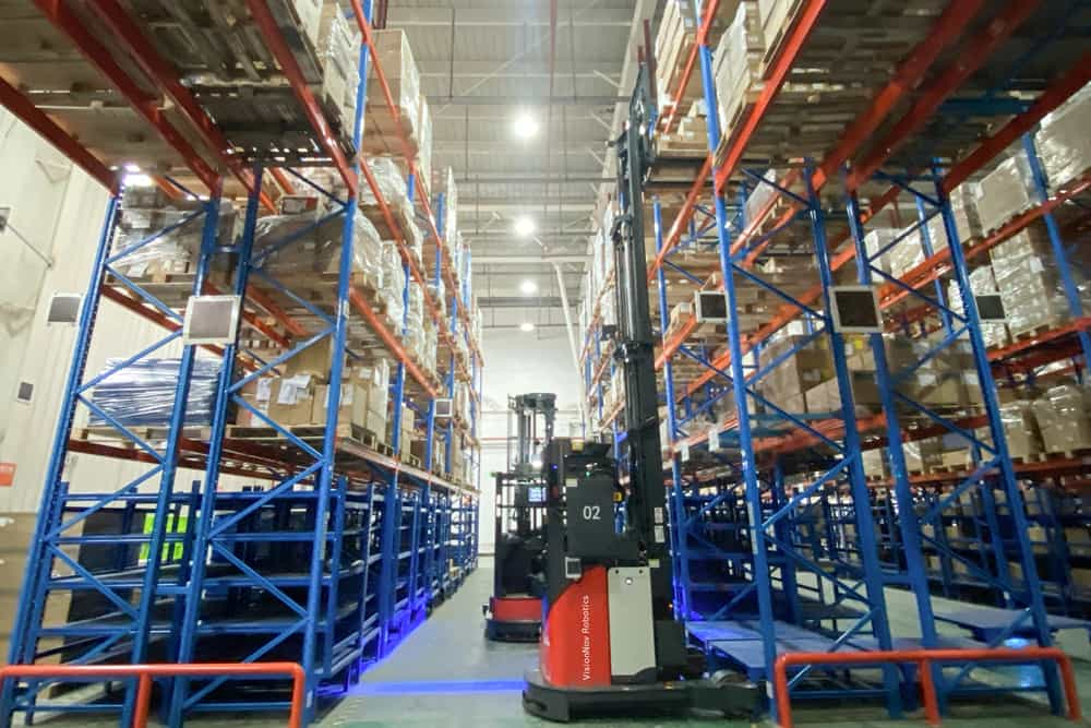 VisionNav: Your Safeguard for High-rise Warehousing